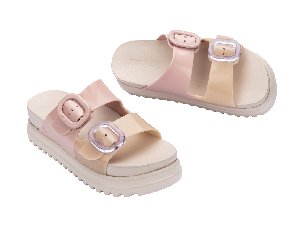 Womens | Cozy Platform | Beige/Pink