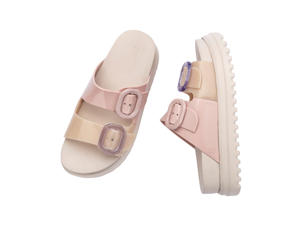 Womens | Cozy Platform | Beige/Pink