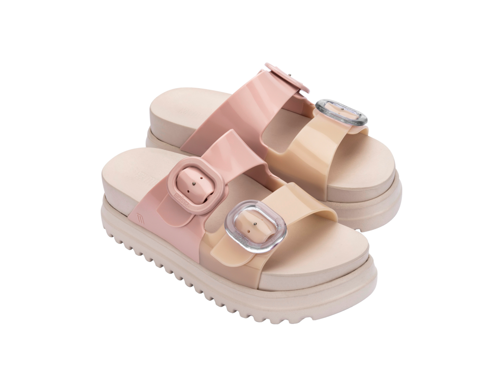 Womens | Cozy Platform | Beige/Pink