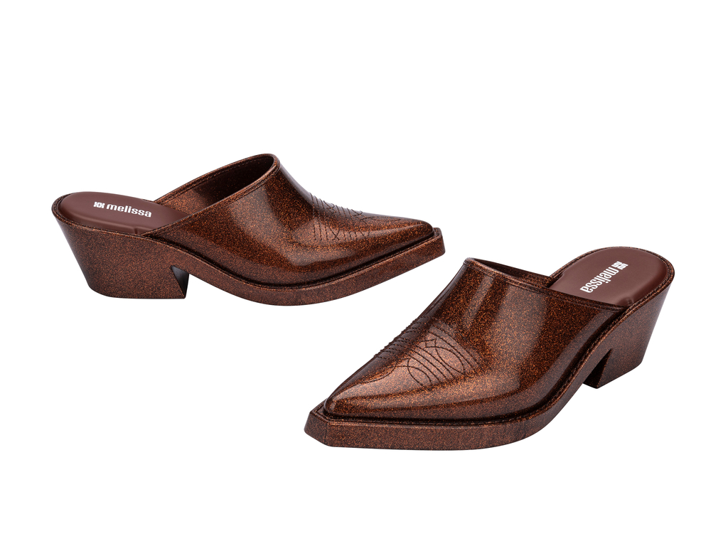 Womens | Texas Mule | Bronze Glitter