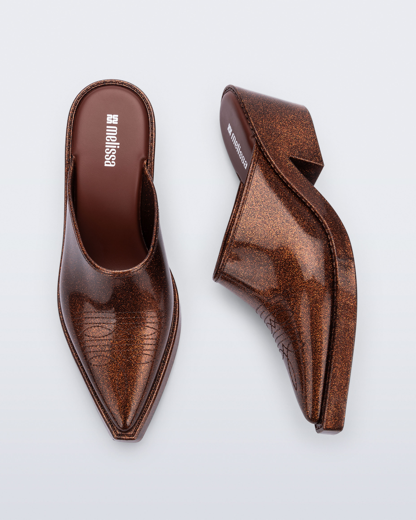 Womens | Texas Mule | Bronze Glitter