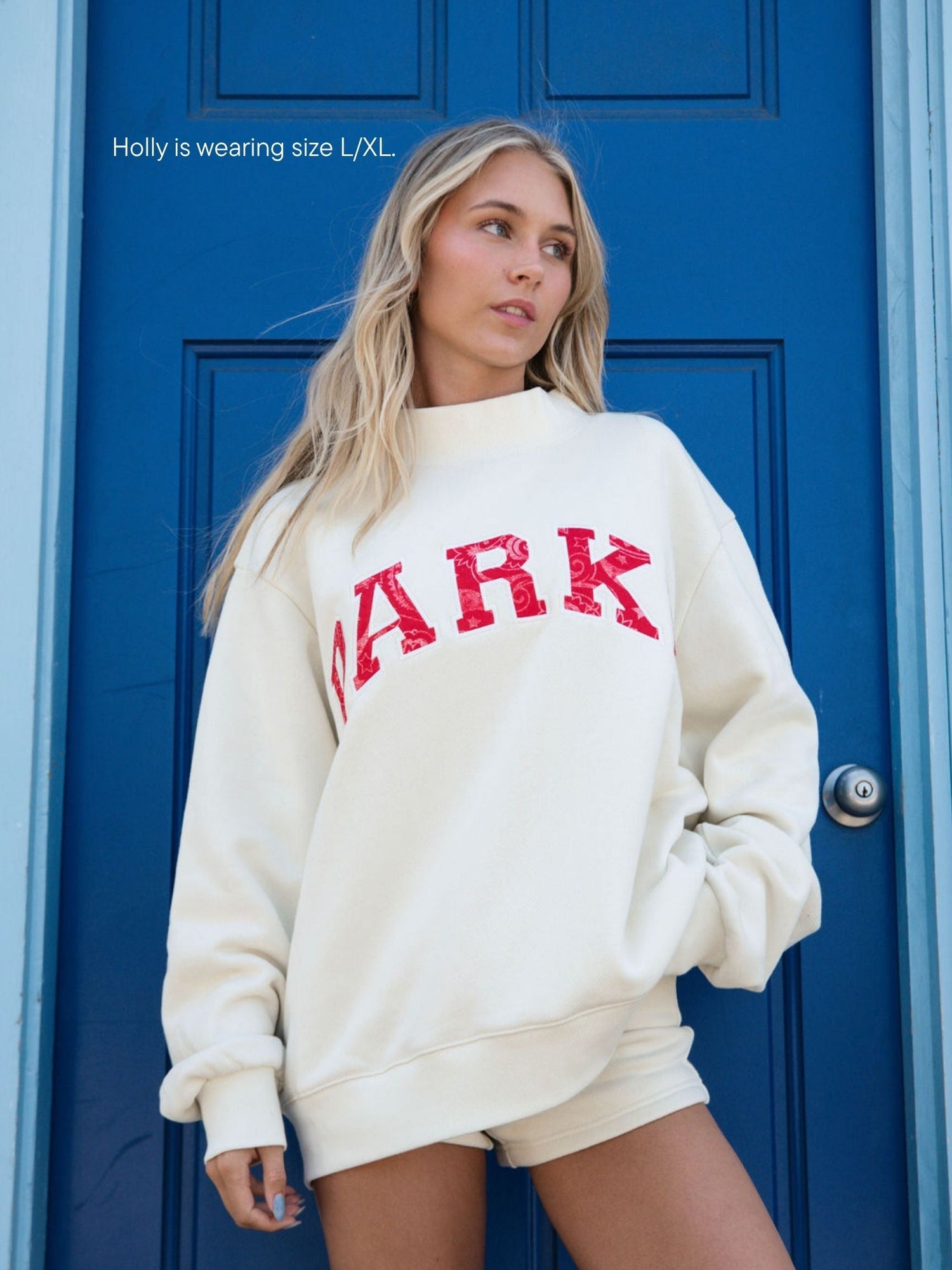 cream + red paisley