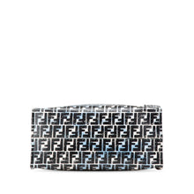 Fendi | Pre-Owned Joshua Vides Zucca Coated Canvas Cloudy Shopper Satchel | Blue