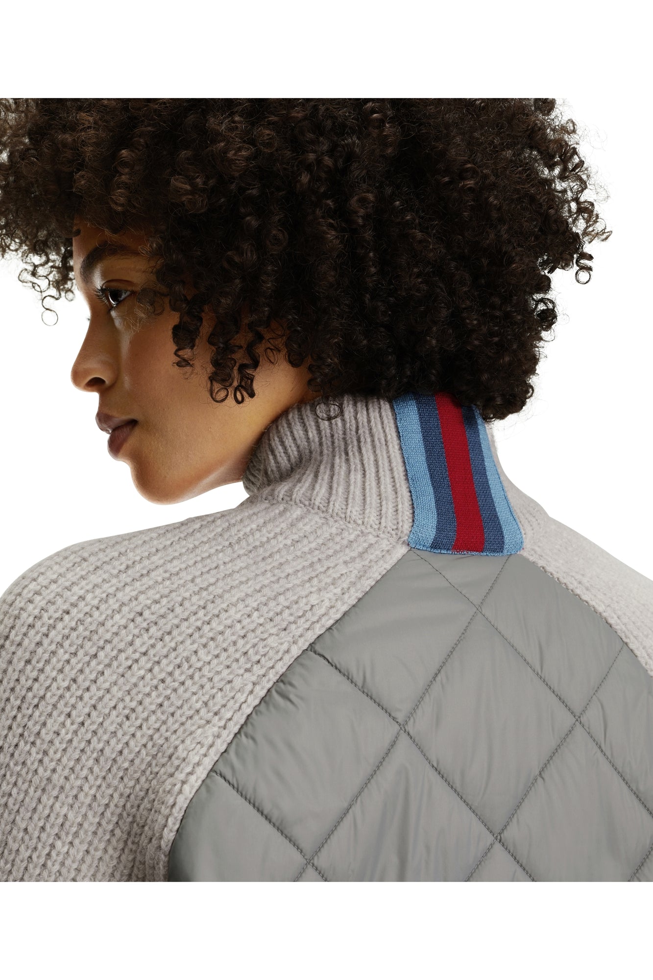 Women | SK Quilted Jacket | Light Grey