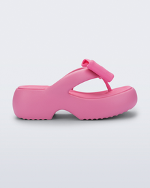 Womens | Free Fuzzy Bow Platform | Pink