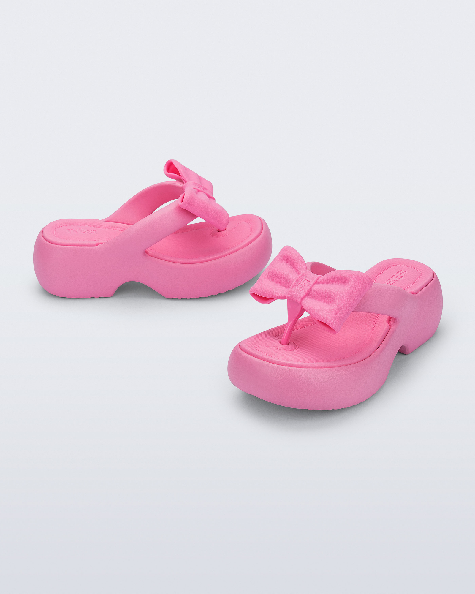 Womens | Free Fuzzy Bow Platform | Pink