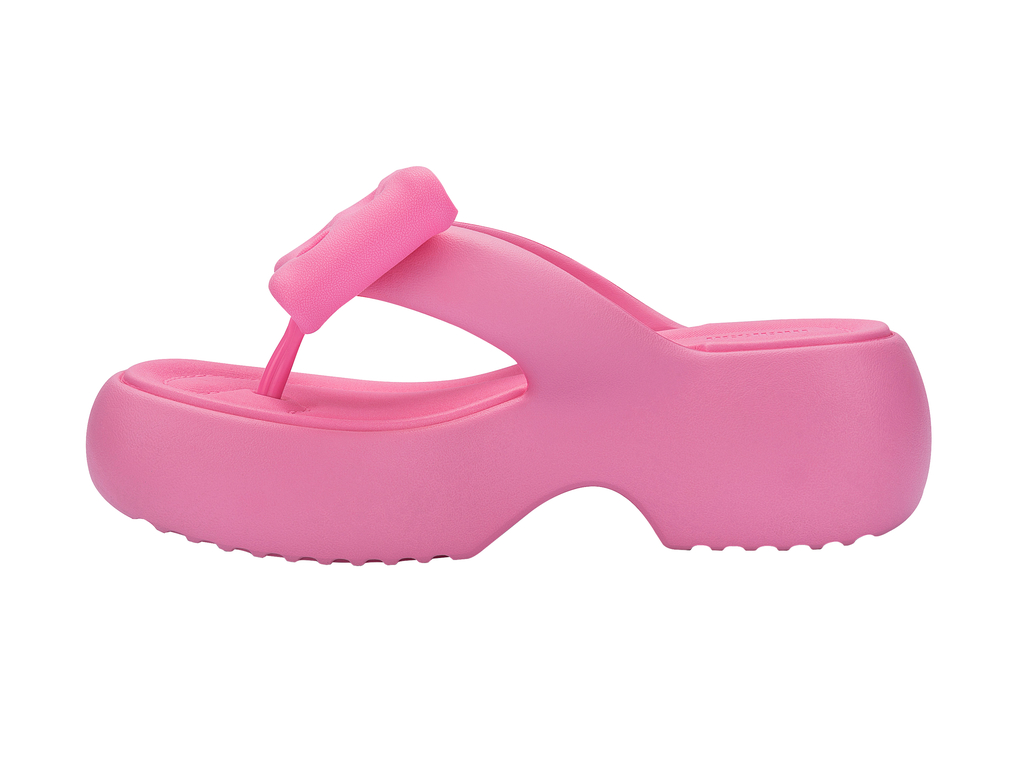 Womens | Free Fuzzy Bow Platform | Pink