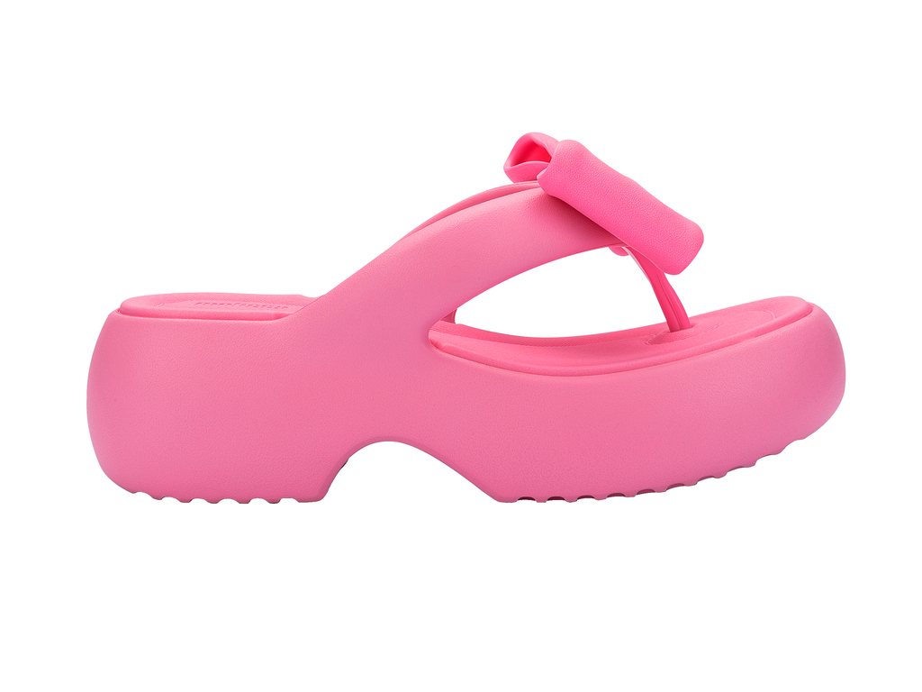 Womens | Free Fuzzy Bow Platform | Pink