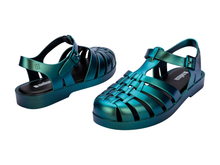 Womens | Possession Magic Sandal | Black/Metallic Green