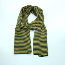 Striped Scarf | Green/Mustard