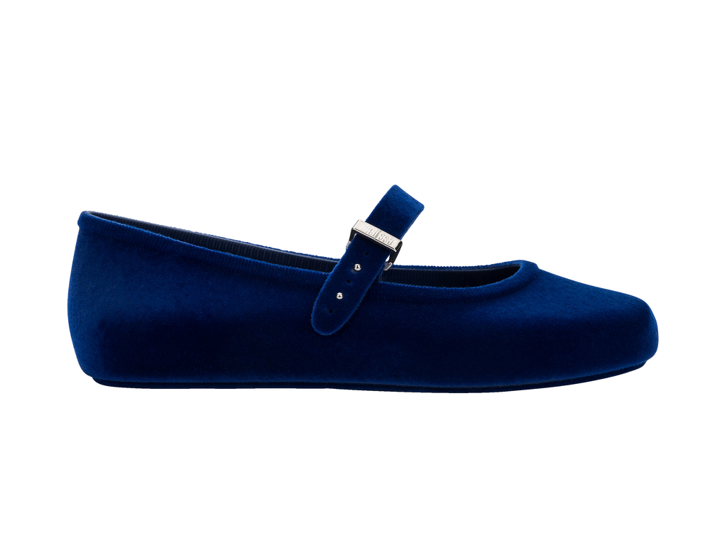 Womens | Soft Ballerina Velvet II Ballerina | Blue