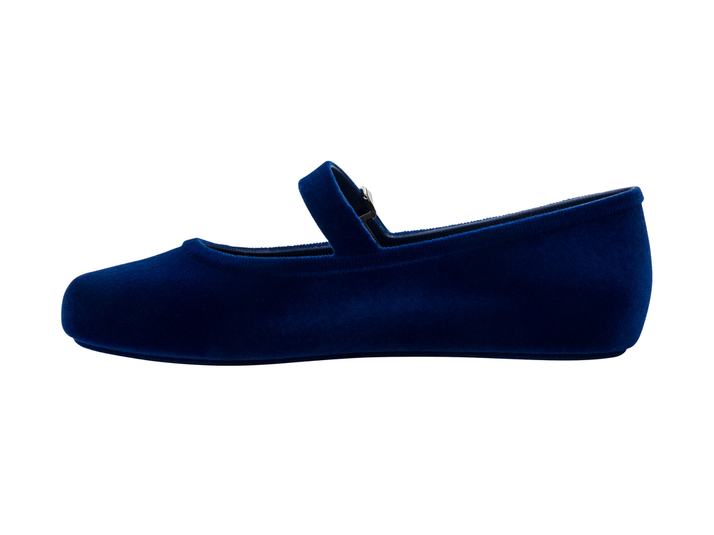 Womens | Soft Ballerina Velvet II Ballerina | Blue
