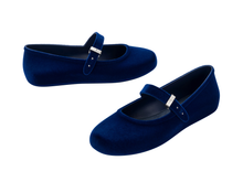 Womens | Soft Ballerina Velvet II Ballerina | Blue