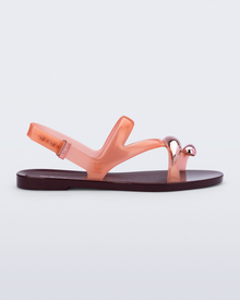 Womens | Iris Sandal | Burgundy/Orange