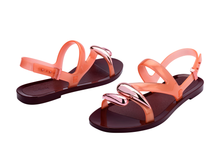 Womens | Iris Sandal | Burgundy/Orange