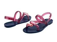 Womens | Iris Sandal | Blue/Red