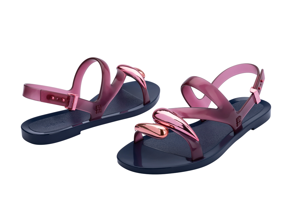 Womens | Iris Sandal | Blue/Red