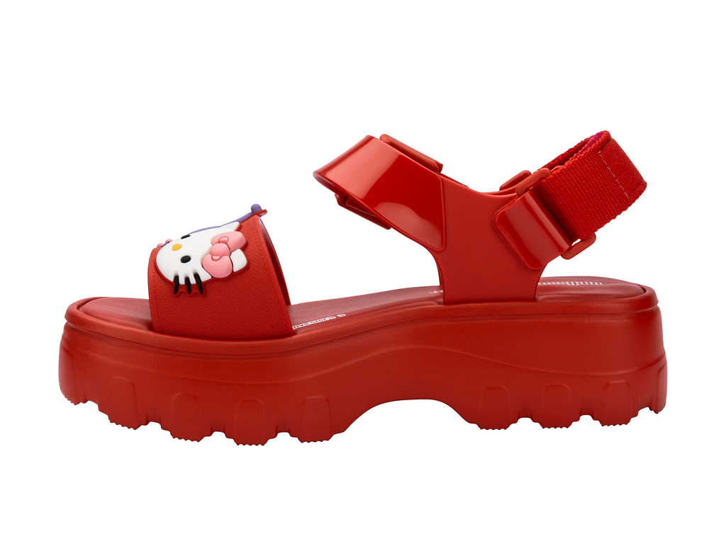 Womens | Kick Off and Hello Kitty Sandal | Red
