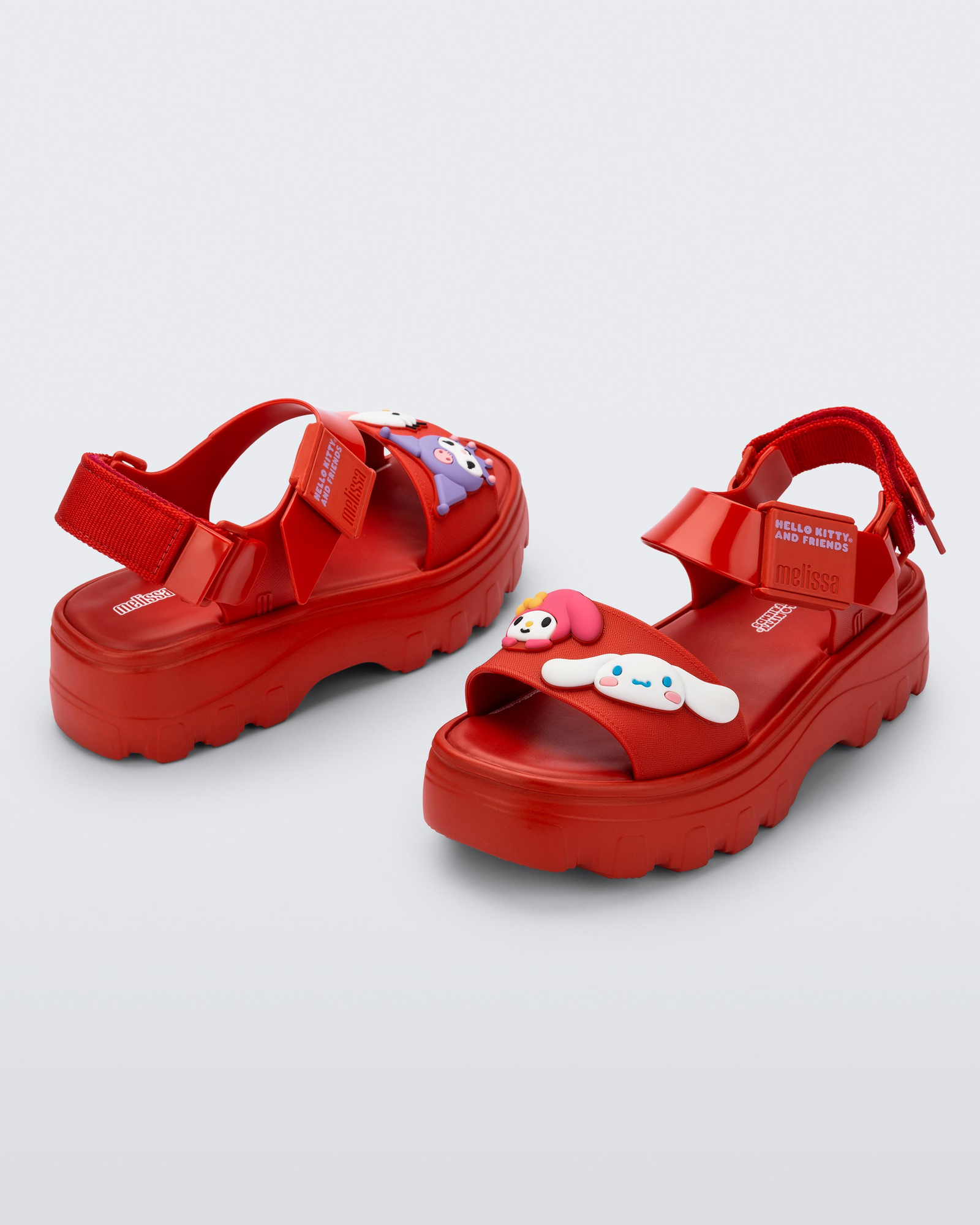Womens | Kick Off and Hello Kitty Sandal | Red