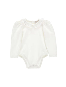 Girls | Jersey Shirt Bodysuit | Cream