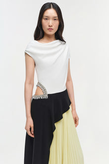 Womens | Andromeda Embellished Midi Dress | Sunglow Multi