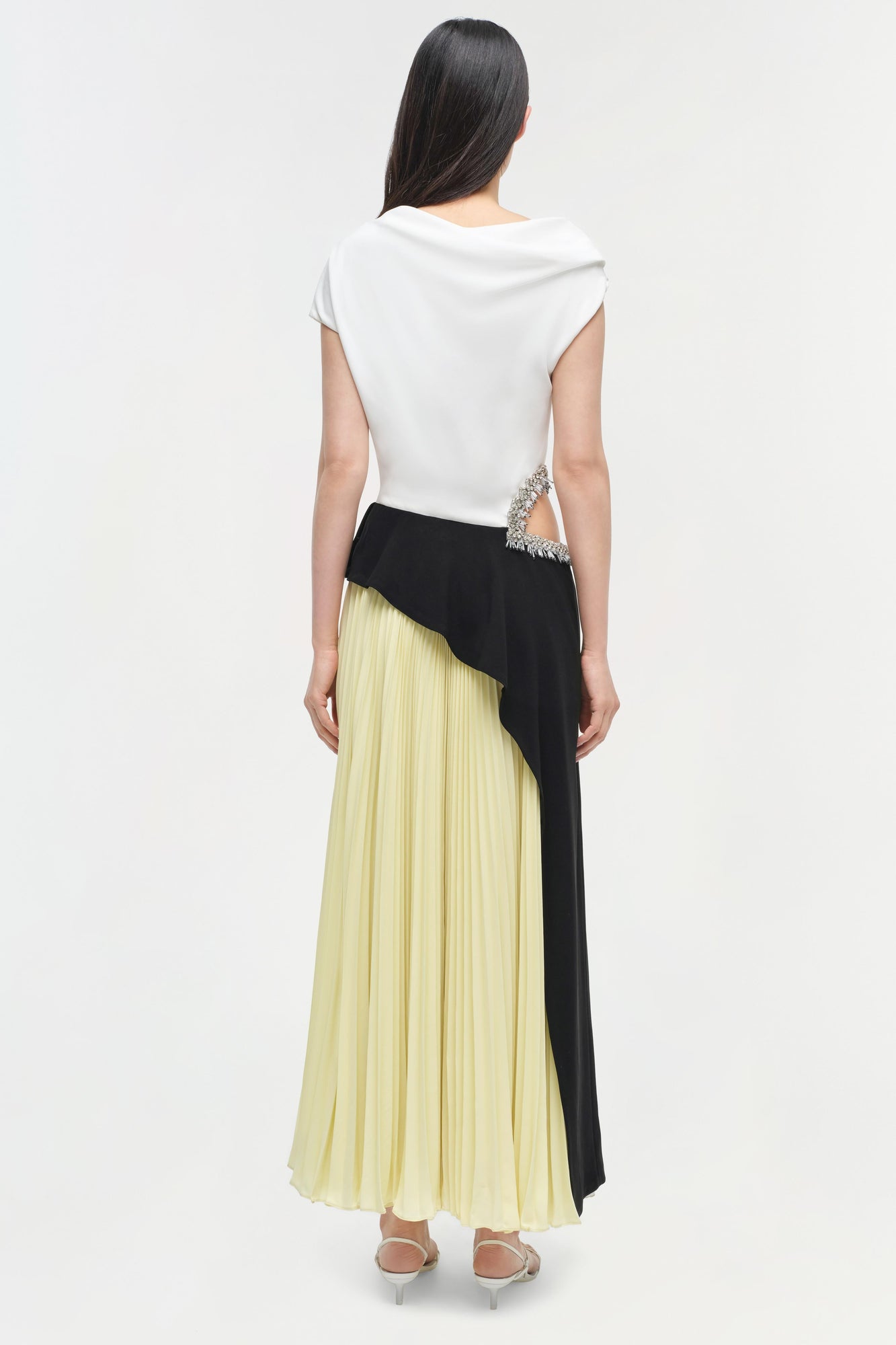 Womens | Andromeda Embellished Midi Dress | Sunglow Multi