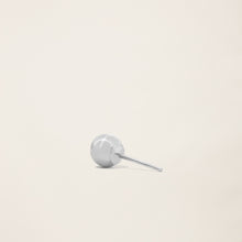 Womens | Sphere Studs | 14K Solid White Gold