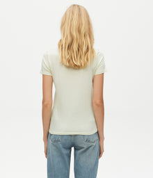 Colleen Classic Crew Tee | Celery