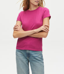 Colleen Classic Crew Tee | Fuchsia
