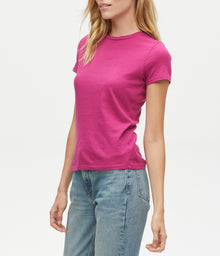 Colleen Classic Crew Tee | Fuchsia