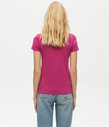 Colleen Classic Crew Tee | Fuchsia
