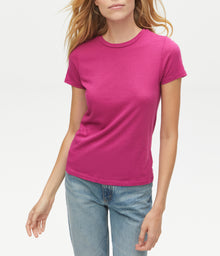 Colleen Classic Crew Tee | Fuchsia