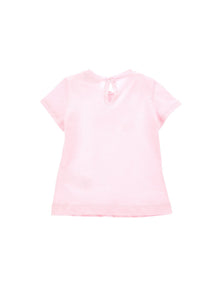Girls | Cherry Print Jersey T-Shirt | FairyTale Pink