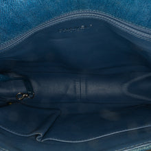 Chanel | Pre-Owned Large Quilted Denim Boy Flap | Blue/Denim