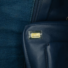 Chanel | Pre-Owned Large Quilted Denim Boy Flap | Blue/Denim