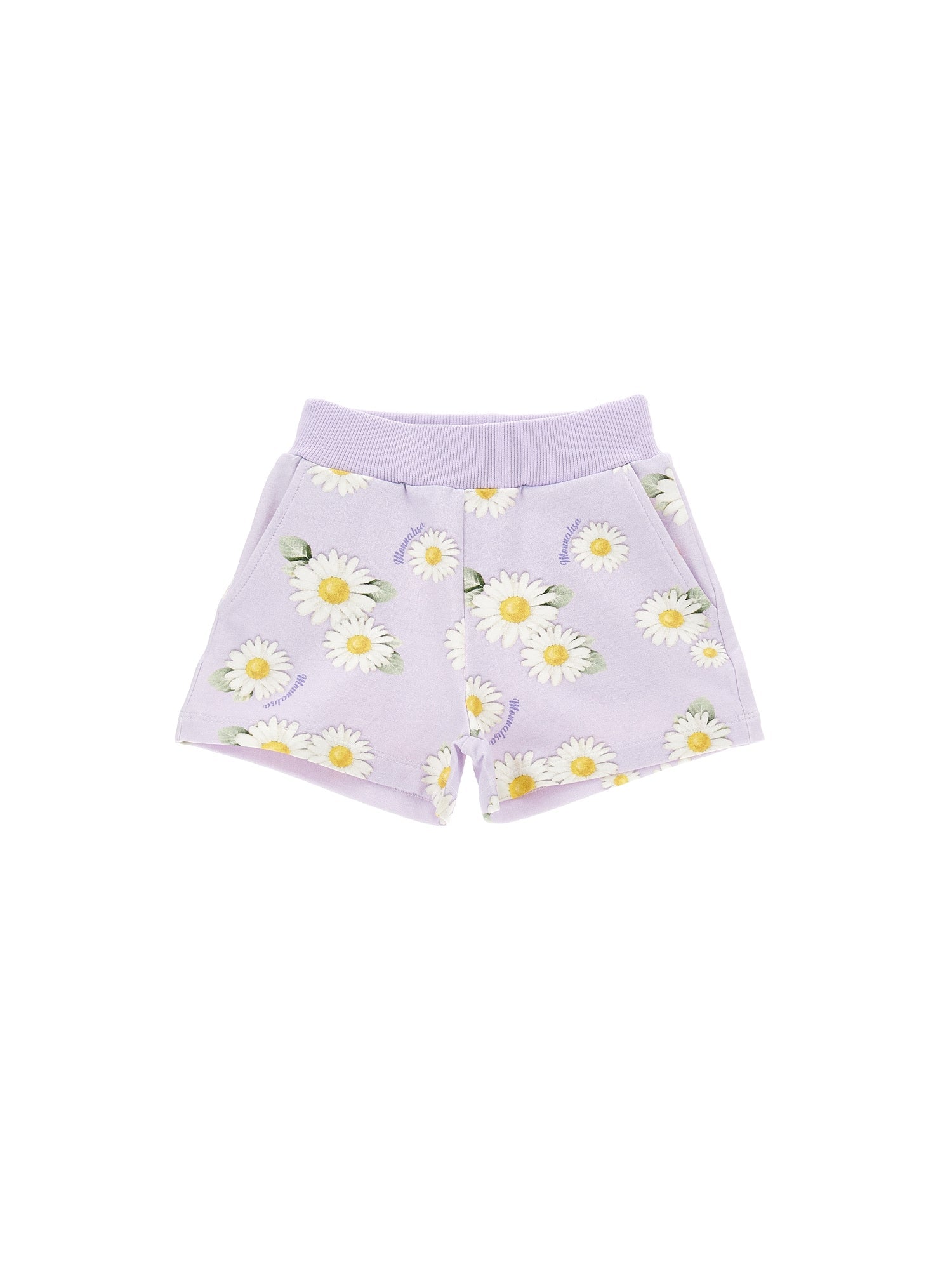 Girls | Daisy Fleece Shorts | Wisteria