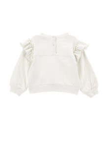 Girls | Whimsical Sweatshirt With Dumbo | Cream