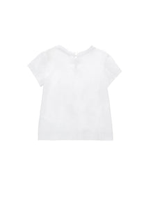 Girls | Alice Rhinestone T-Shirt | White
