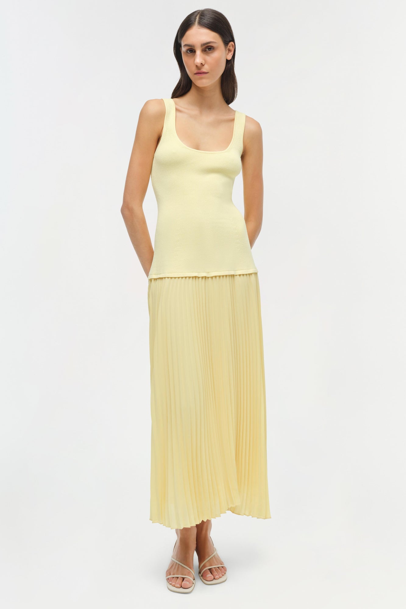 Womens | Allana Midi Dress | Buttercream