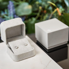 Womens | 18K Solid White Gold | Dalton Solitaire Studs | 0.5 CTW Diamonds