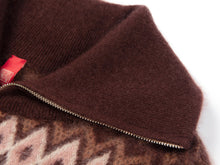 Printed Sweater | Brown