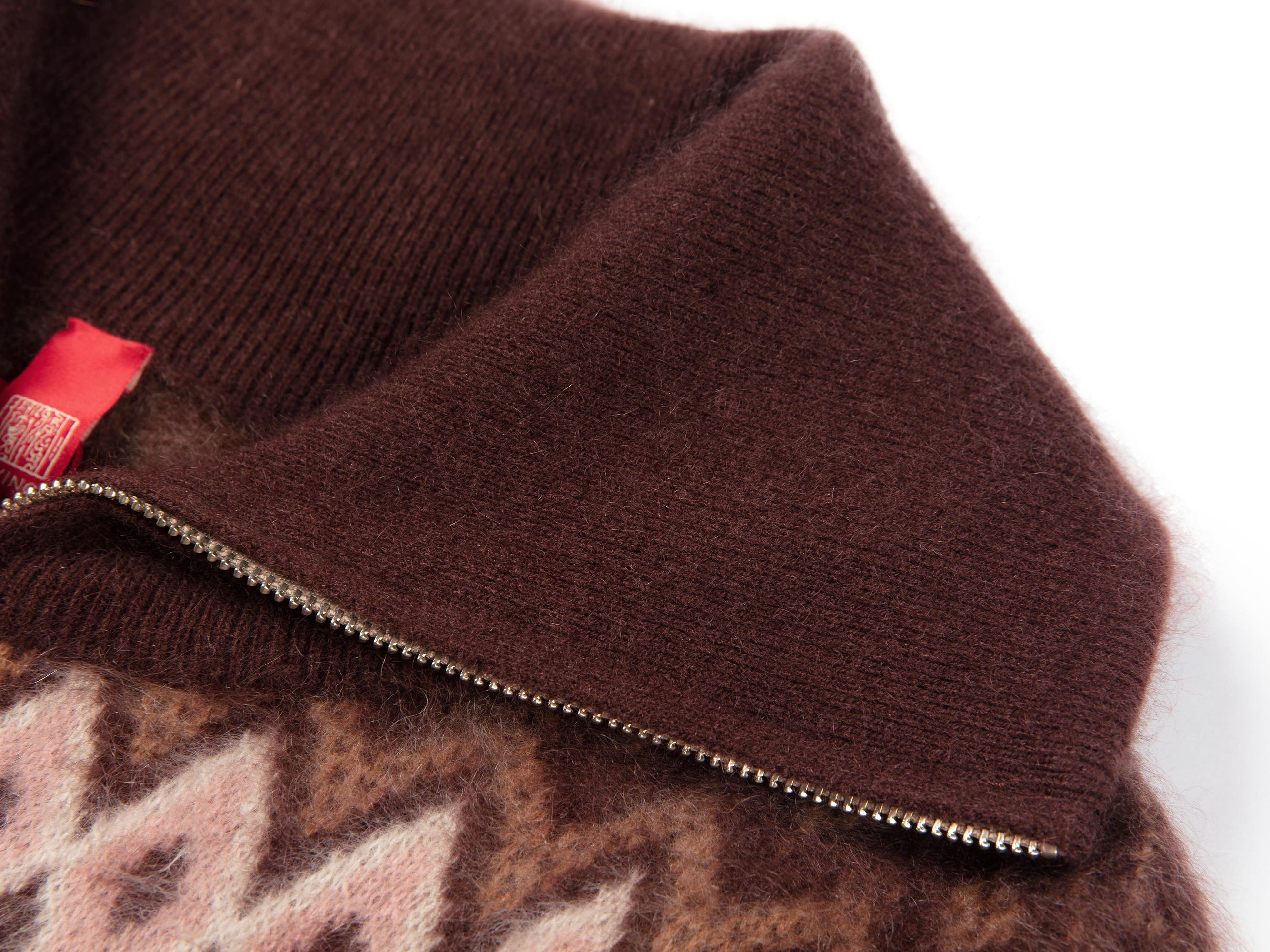 Printed Sweater | Brown