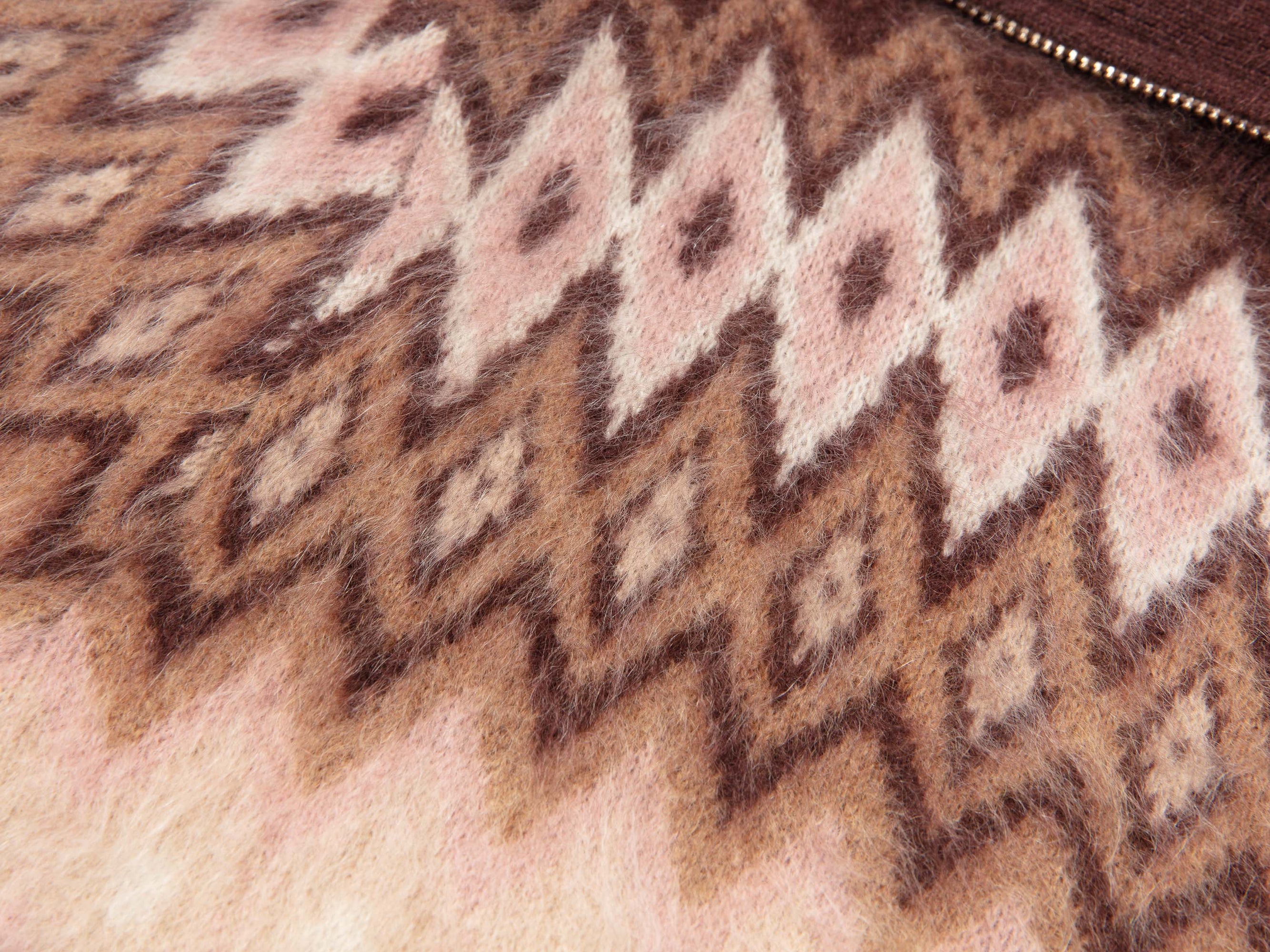 Printed Sweater | Brown