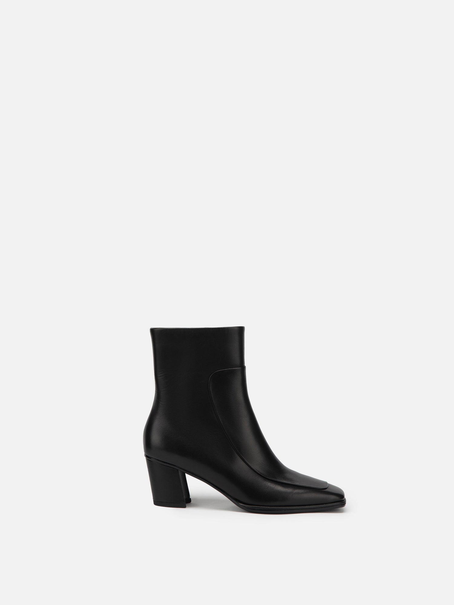 Square Toe Boots | Black