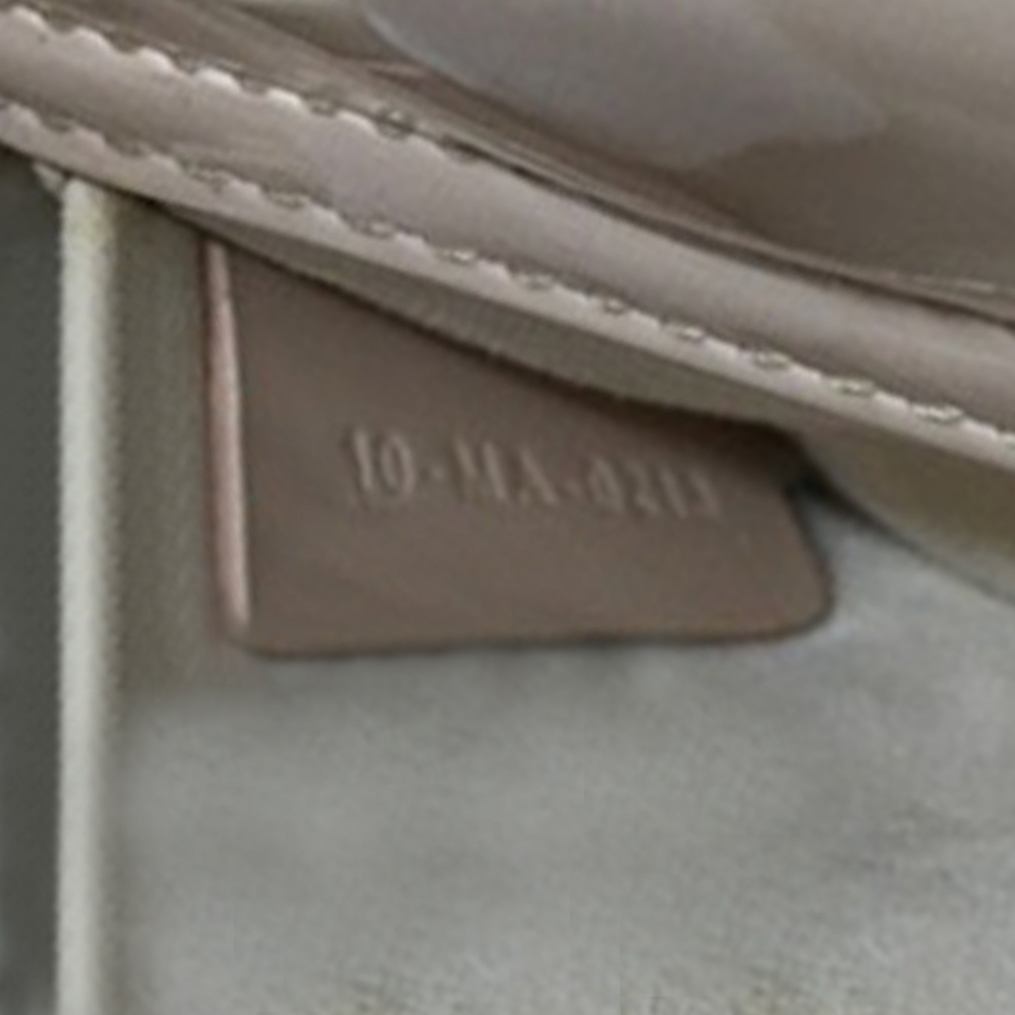 Dior | Pre-Owned Small Patent Cannage Lady D-Joy | Brown/Beige