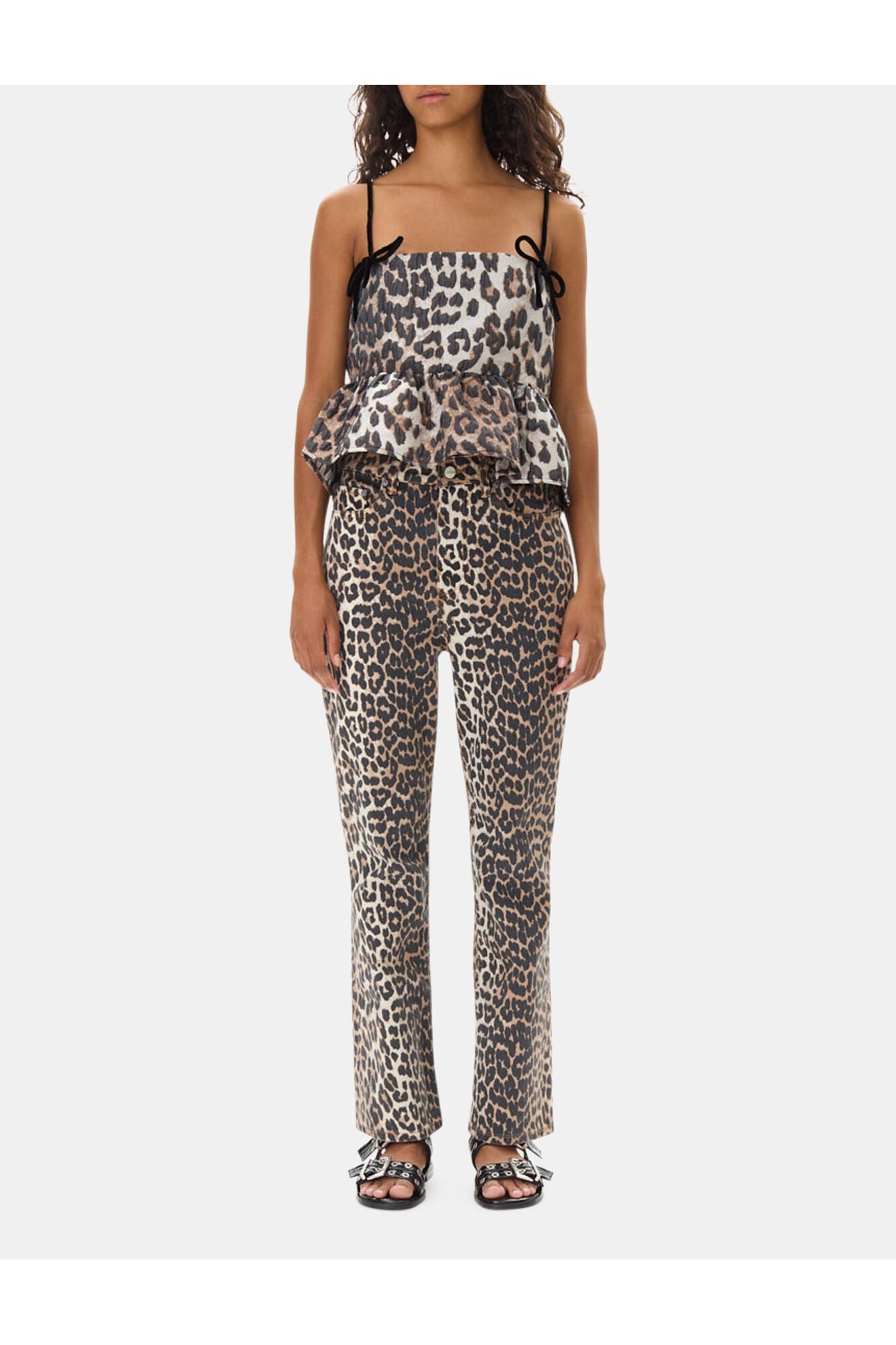 3D Jacquard Top | Leopard