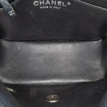 Chanel | Pre-Owned Mini Square Classic Chevron Patent Flap | Black