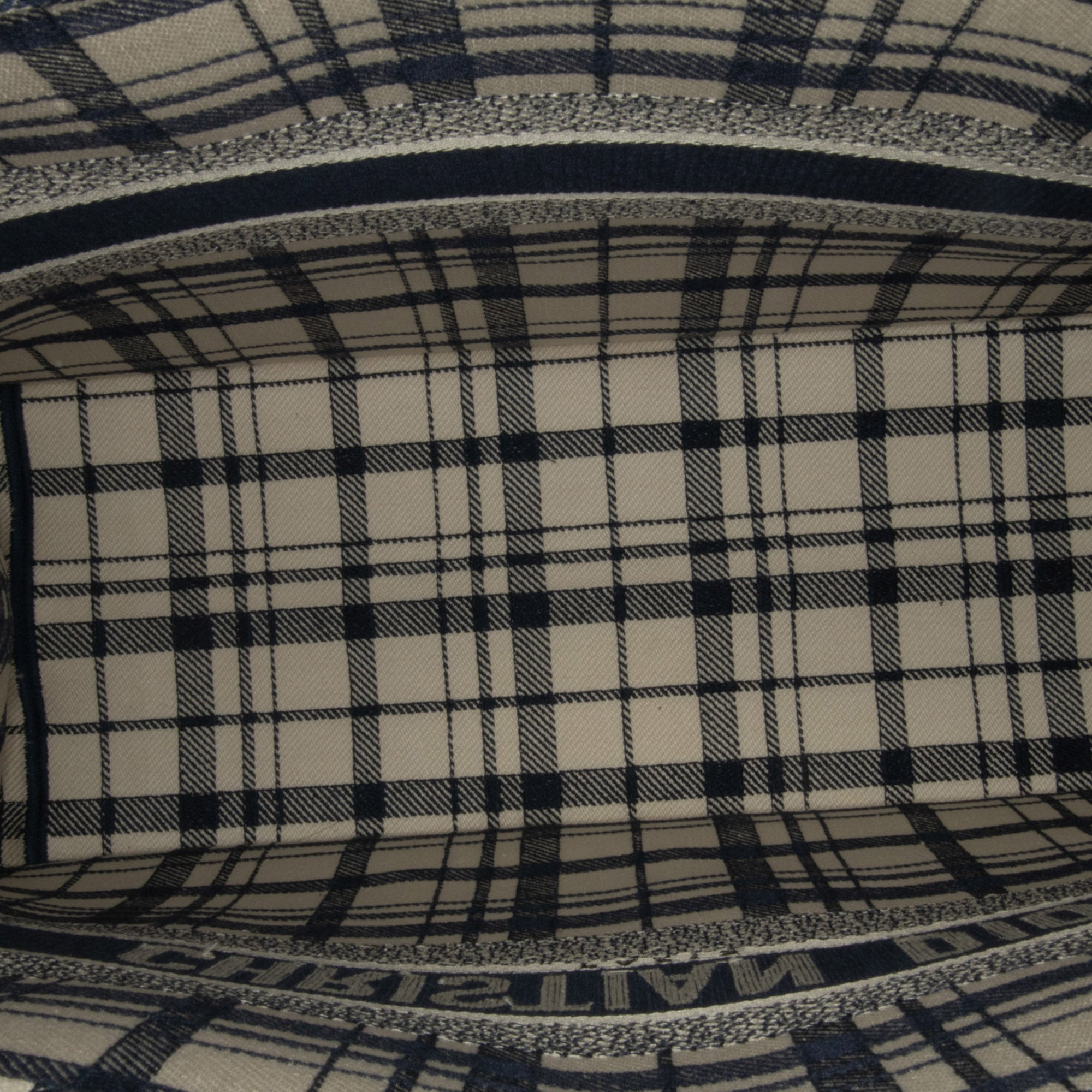 Dior | Pre-Owned Large Check n Book Tote | Blue