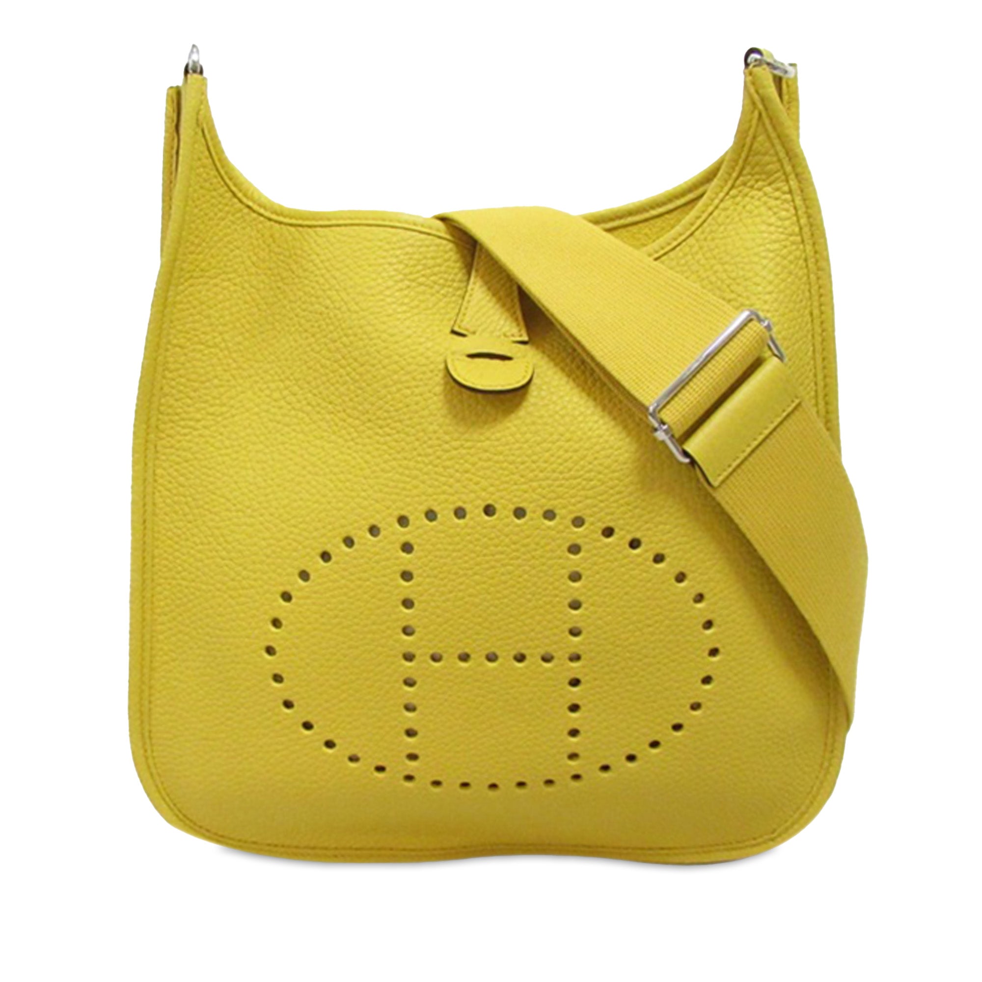 Hermes | Pre-Owned Clemence Evelyne III PM | Yellow/Mustard