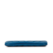 Chanel | Pre-Owned Chevron Lambskin O Case Pouch | Blue